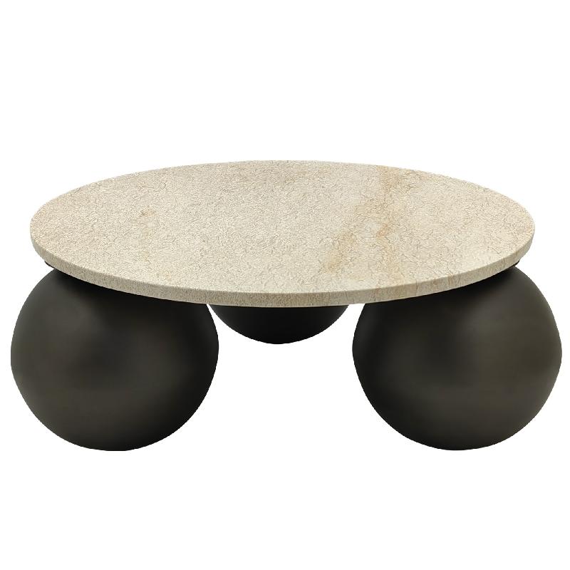 Skippy coffee table beige marble