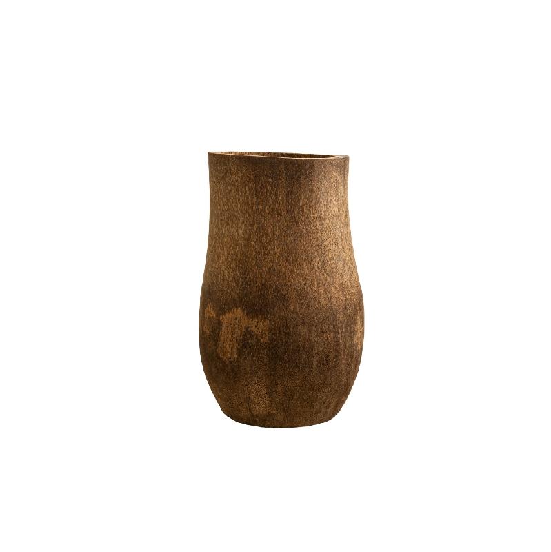 Jamez palm wood pot M H100